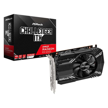 LXINDIA Graphics Card ASROCK AMD Radeon™ RX 6400 Challenger ITX 4GB