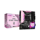 LXINDIA Motherboards Asrock B450M Steel Legend (Pink Edition)