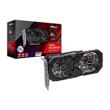 LXINDIA Graphics Card ASROCK RX6500XT 8GB GDDR6 PHANTOM GAMING OC ( RX6500XT PG 8GO )