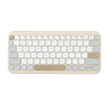 LXINDIA Keyboards ASUS Marshmallow Kw100 Keyboard (Color Oat Milk)