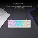 LXINDIA Keyboards ASUS ROG Falchion Ace RGB Compact Gaming Mechanical Keyboard White