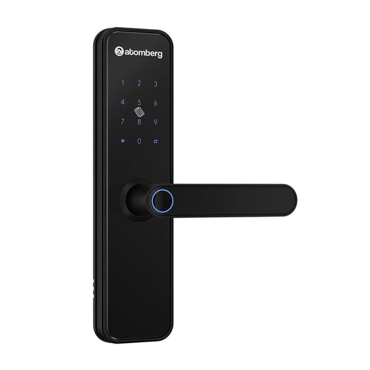 LX INDIA Smart Lock Atomberg Azhero Smart Door Lock | 6 Ways Unlocking | Fingerprint | PIN | Remote OTP