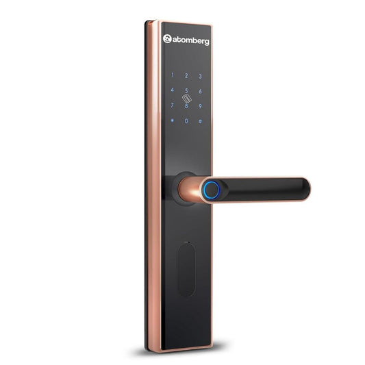 LX INDIA Smart Lock Rose gold Atomberg SL 1 Smart Door Lock  6 Ways Unlocking