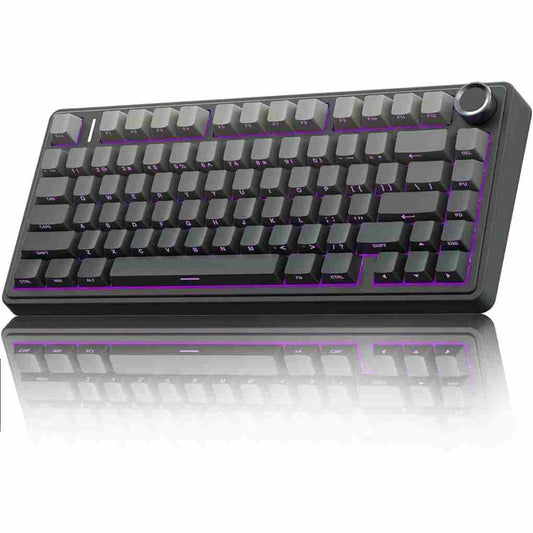 LX INDIA Keyboards AULA F75 75% Side-Engraved Keycaps Wireless Hot Swappable