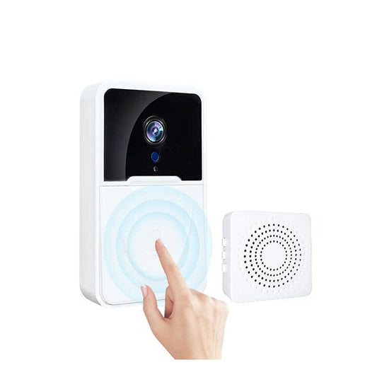 LX INDIA Wireless Door Bell AUSHA Wireless WiFi Video Doorbell with Music Bell - Full HD Resolution | Two Way Audio | Night Vision