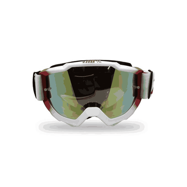 LXINDIA Goggles AUTOPOWERZ Goggle Black Color (White Red)