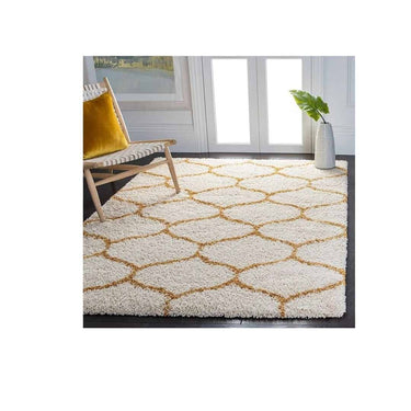 LXINDIA mats AYAT FATIMA CARPET for Living Room &amp; Hall [Size 4x6 feet]