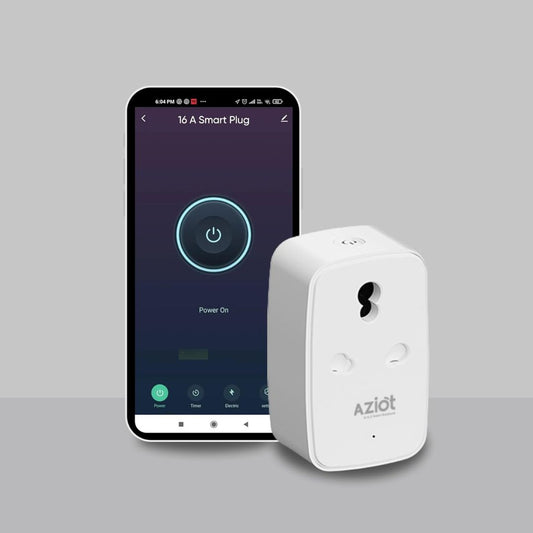 LX INDIA Smart Plug AZIOT 16A Smart Plug with Energy Monitoring, WiFi & Bluetooth