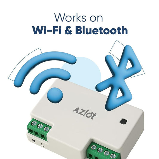 LX INDIA Wifi switch board AZIOT 3+1 Fan Smart Switch - WiFi/Bluetooth Communication - Made in India - Timer Function - Works with Google Home and Amazon Alexa… (3+1 Node)