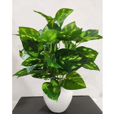 LXINDIA Plants BAARIG Natural Looking Artificial Money Plant with Pot