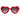 LXINDIA Sunglasses BabyMoon Kids Heart-Shaped Sunglasses – Red, UV Protection, Summer Goggles for Girls & Boys