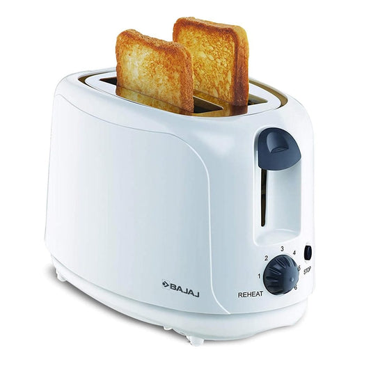 LX INDIA Electric Toaster Bajaj ATX 4 750 watts 2-Slice Pop-up Toaster | Dust Cover & Slide Out Crumb Tray | 6-Level Browning Control
