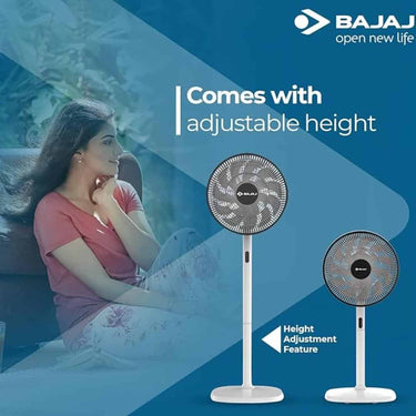 LXINDIA Pedestal fan Bajaj Dominus 18 350 mm Pedestal Fan (Grey and Black)