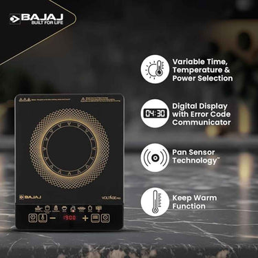 LXINDIA Induction Cooktop Bajaj ICX 190FS Induction Stove (Black)