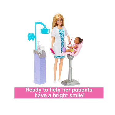 LXINDIA Toys Barbie Careers Dentist Doll and Playset with Accessories