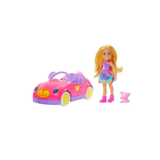 LXINDIA Toys Barbie Chelsea Doll and  Toy Car Set with Bear