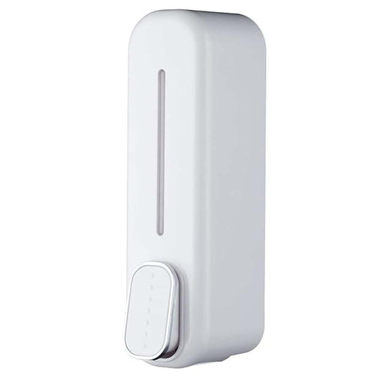 LXINDIA Shampoo Dispenser Bath Guru ABS 350 Ml Handwash Soap Shampoo Dispenser  (1 Slim White)
