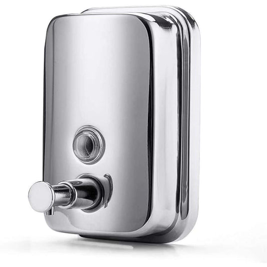 LXINDIA Shampoo Dispenser Bath Guru Wall Mounted Stainless Steel Liquid Shampoo Sanitizer Dispenser 1000 ML