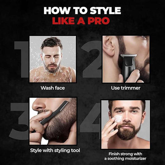 LX INDIA Trimmer Beardo Ape-X EZ Trimmer & Beard Styling Tool & | Pack of 3 Razor & Beard Trimmer