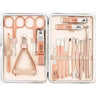 LXINDIA Nail Care Kit Beaute Secrets Manicure Kit pedicure tools (Rose Gold)