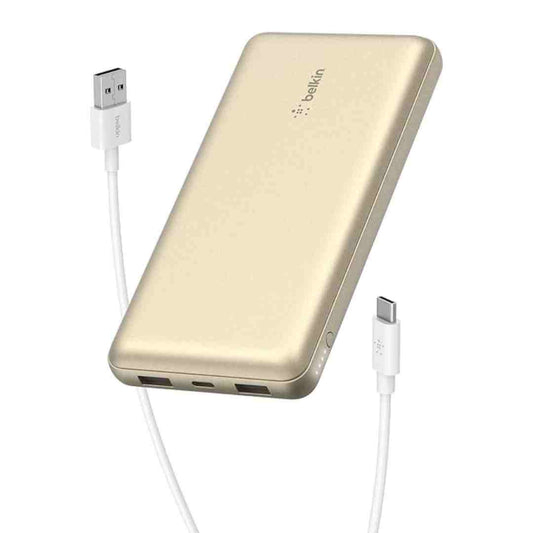 LX INDIA Power Bank Gold Belkin 20000 mAH Lightweight Slimmest Power Bank Upto 2L CEW