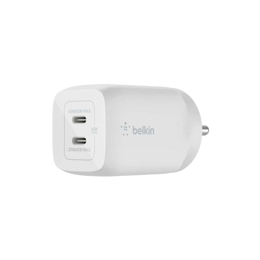 LXINDIA Mobile Charger Belkin 65W GaN Dual USB C