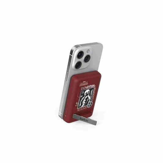 LX INDIA Power Bank Belkin X Deadpool 5000 mAH Magsafe Wireless Power Bank Disney Brown