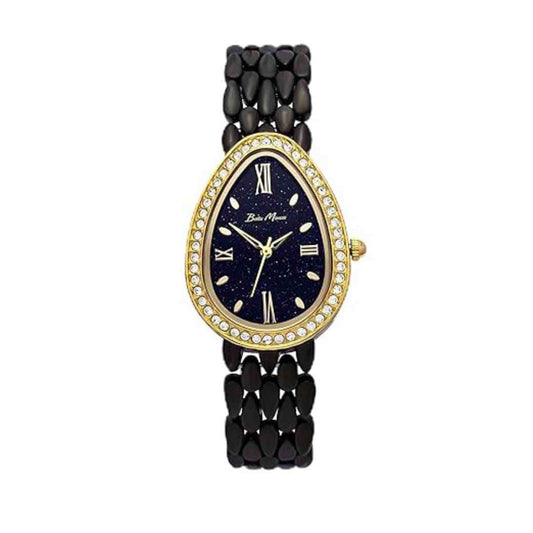 LX INDIA Analog Watch Black Bella Monza Women's Luxury Premium, Waterproof Wrist Watch
