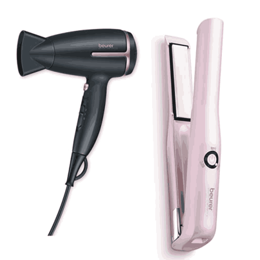 LXINDIA Dryer Beurer Hs 20 Cordless Hair Straightener With Hc 25 Travel Hair Dryer