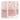 LX INDIA Curtains BFAM Store Presents Sheer Curtain with Floral Print pink