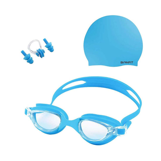LX INDIA swimming set BIONFIT Swimming Goggles & Cap Set