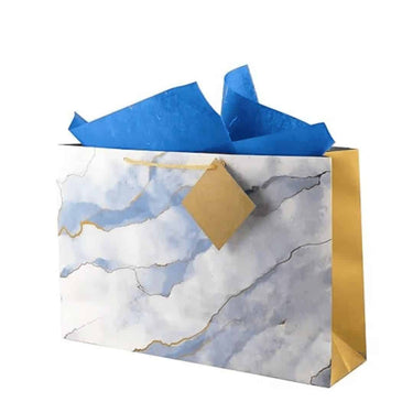 LXINDIA Bag Birch &Co. Gift Bags  Paper Bags For Return Gifts Large Carry Bags Gifting Goodie bags Pack Of 5  Blue