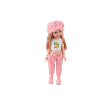 LXINDIA Toys BKDT Marketing Cute Gorgeous Girl Doll Toy (Pink and white dress)