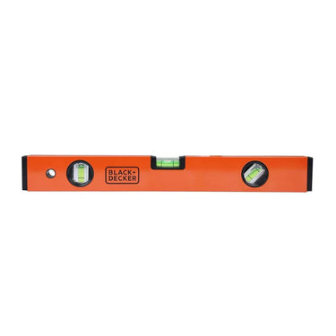 LXINDIA Measuring tools BLACK DECKER (BDHT43188) Aluminium Box Beam Level 40cm (Orange)