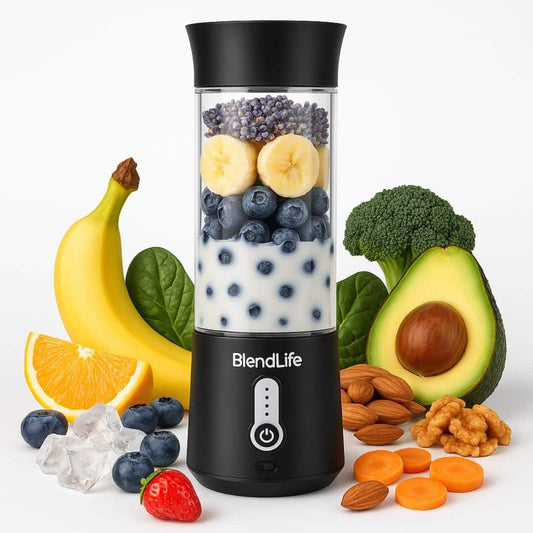 LX INDIA Juice Blender BlendLife Plus Portable Blender 500ml Black
