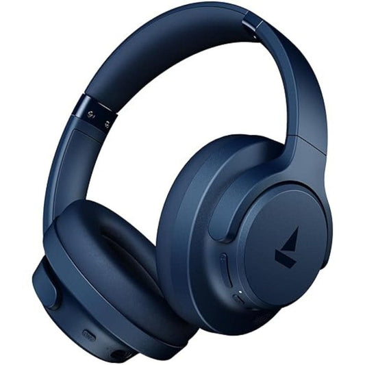 LX INDIA Headphone Bold Blue boAt 2025 Launch Rockerz 512 ANC Wireless Headphone with Mic