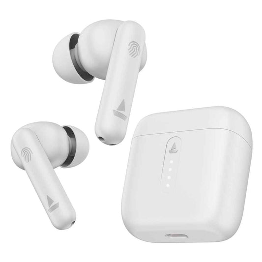 LX INDIA Earbuds boAt Airdopes 141, Low Latency, ENx Tech, 42HRS Battery, Fast Charge, IWP, IPX4, v5.1 Bluetooth Earbuds  (Pure White)