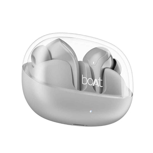 LX INDIA Earbuds boAt Airdopes 311 Pro, 50HRS Battery, Fast Charge, Dual Mics ENx Tech, TWS in ear earbuds Wireless Earphones with mic (Space Grey)