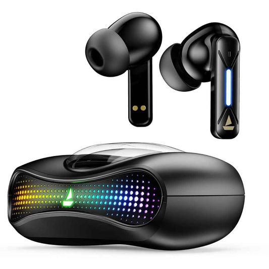 LX INDIA Earbuds Black Sabre boAt Airdopes Drift TWS Earbuds w/ 40hrs Playback  BT v5.4 & IPX4 Resistance