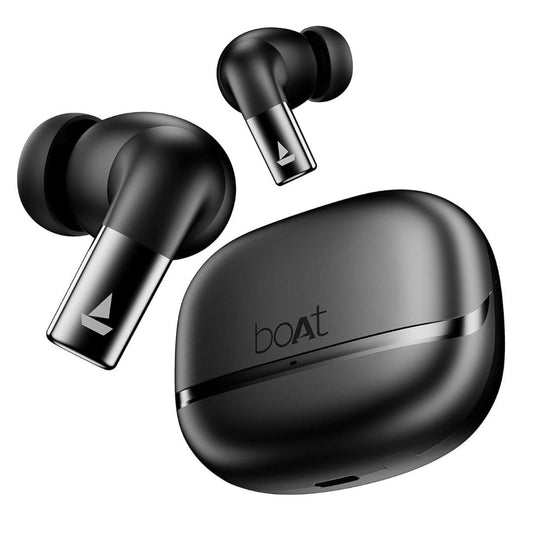 LX INDIA EarBuds boAt Airdopes Ultra Pro Ear Buds Wireless Earphones with mic (Gunmetal Black)