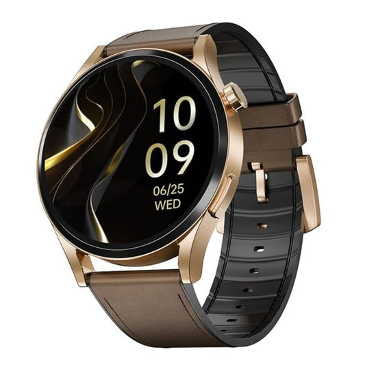 LX INDIA Smart Watch boAt Chrome Horizon 1.51 AMOLED Display Smart Watch(Coco Brown)