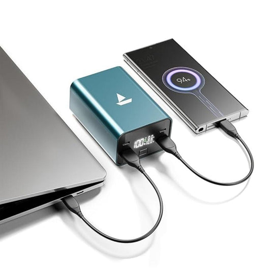LX INDIA Power Bank boAt EnergyShroom PB600 PowerPulse 27000mAh Power Bank (Gunmetal)