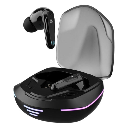 LX INDIA Earbuds Black Sabre boAt Immortal 181, 40HRS Battery, 4Mics ENx, 40ms Low Latency, RGB Led Lights, Fast Charge, IWP Tech, v5.3 Bluetooth Earbuds