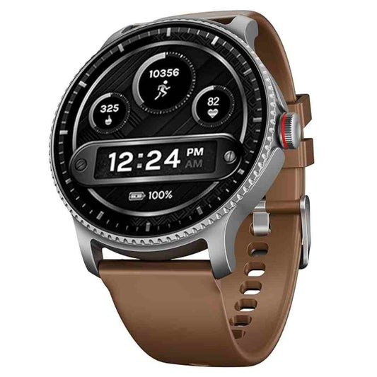 LX INDIA Smart Watch Brown boAt Lunar Discovery 1.39 HD Display Smart Watch