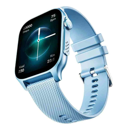 LX INDIA Smart Watch boAt New Launch Ultima Ember Smartwatch 1.96(Mist Blue)