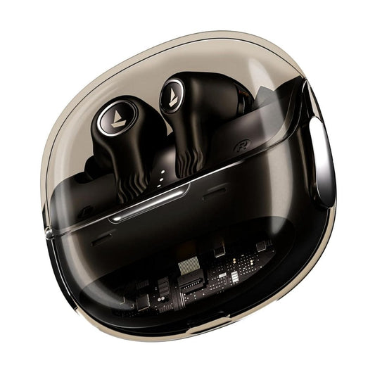 LX INDIA Earbuds Quantum Black boAt Nirvana Crystl TWS Ear Buds Wireless Earphones