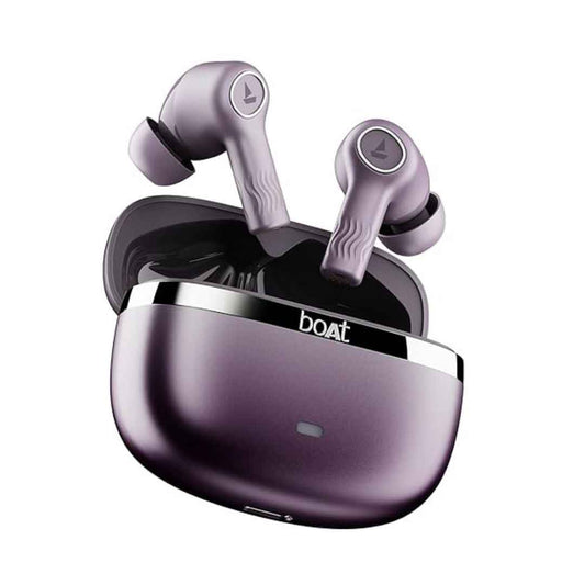 LXINDIA Earbuds boAt Nirvana Ion ANC Pro Wireless Earphones with mic (Rose Quartz)
