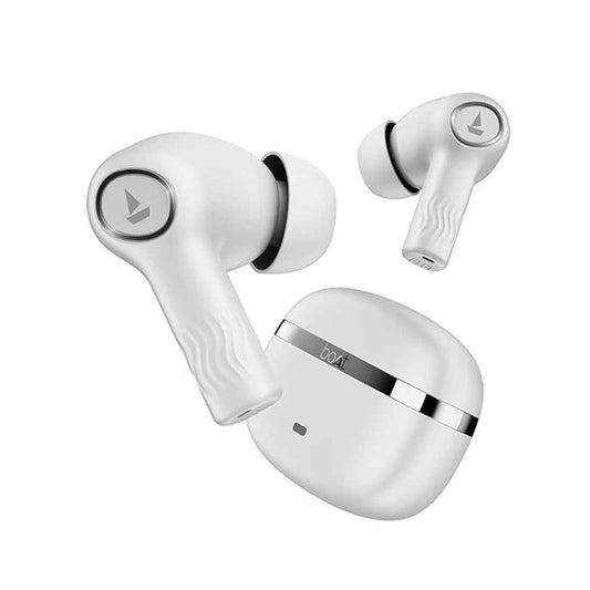 LXINDIA Earbuds boAt Nirvana Ion ANC Wireless Earphones with mic (Ivory White)