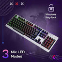 LXINDIA Keyboards boAt Redgear Grim V2 Wired Gaming Keyboard