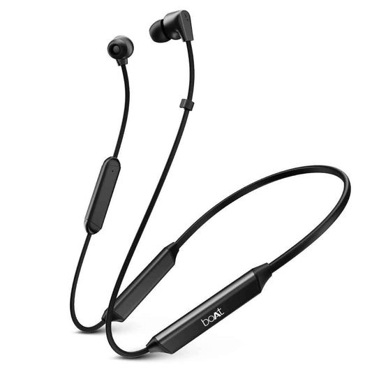 LX INDIA Headphones and Headsets Active Black boAt Rockerz 150 Pro Bluetooth Neckband in Ear Earphones w/ 150hrs Playback, Dual EQ Modes